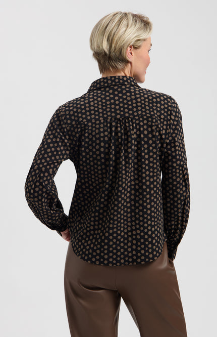 Travel Top Sterre Truffle Black L30.380.3635