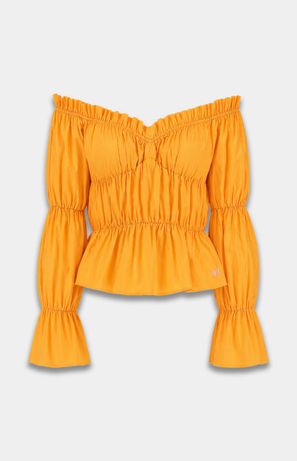 Harper & Yve Top Roan Blazing Orange HS6P601 Stretchshop.nl