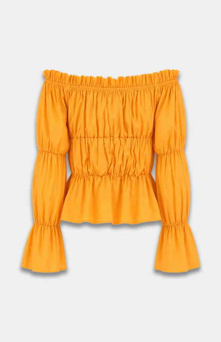 Harper & Yve Top Roan Blazing Orange HS6P601 Stretchshop.nl