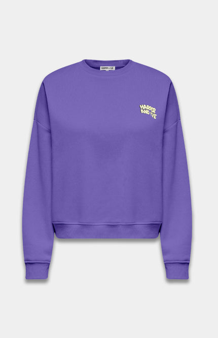 Sweater Nodramaclub Deep Violet AW25Y514
