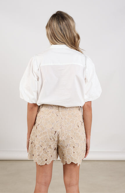 Nukus Blouse Dani Offwhite NKS02214 Stretchshop.nl