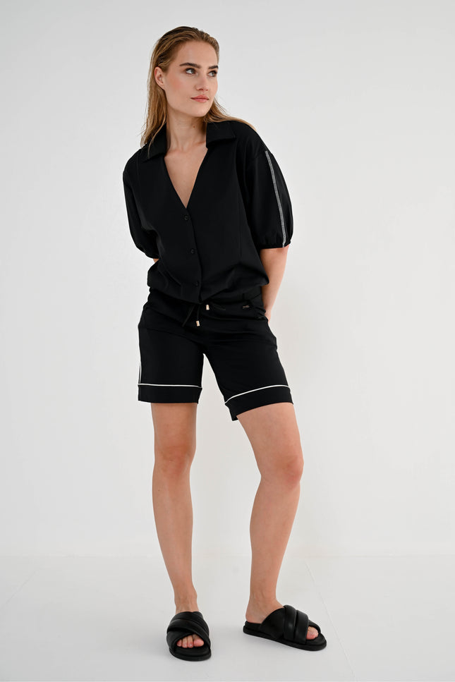 Maicazz Travel Short Tuba Black Stretchshop.nl