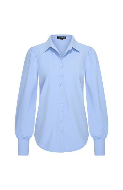 Mi Piace Travel Blouse Lavender Blue 202037 Stretchshop.nl
