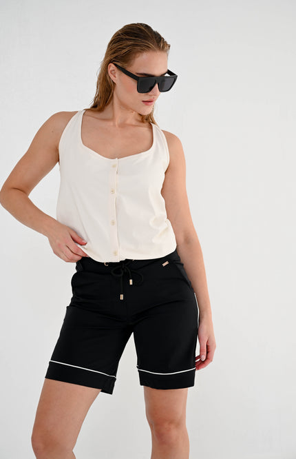 Maicazz Travel Short Tuba Black Stretchshop.nl