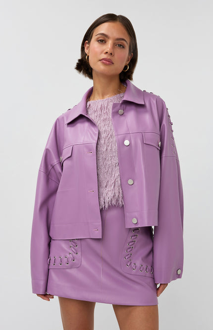 Studio Amaya Jacket Elina Lila Stretchshop.nl