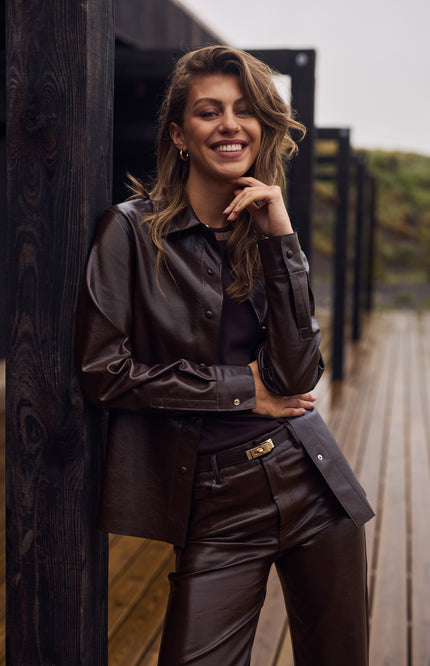 Broek Patricia Dark Chocolate NKF09056