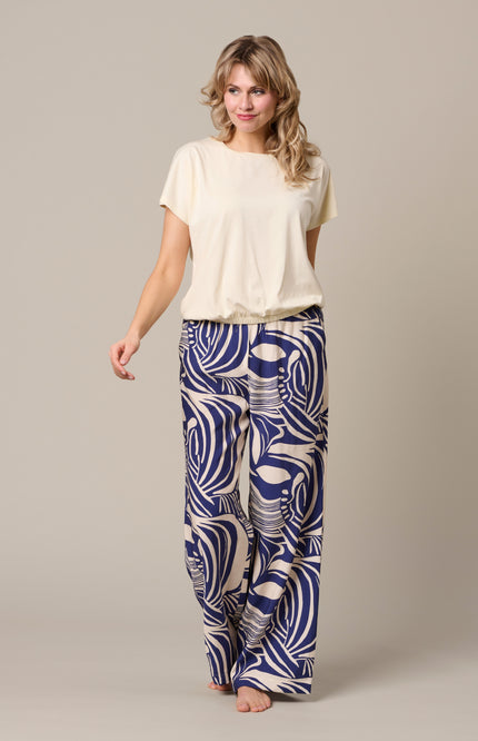 &Co woman Top Tosca Vanilla Ink TS150 Stretchshop.nl