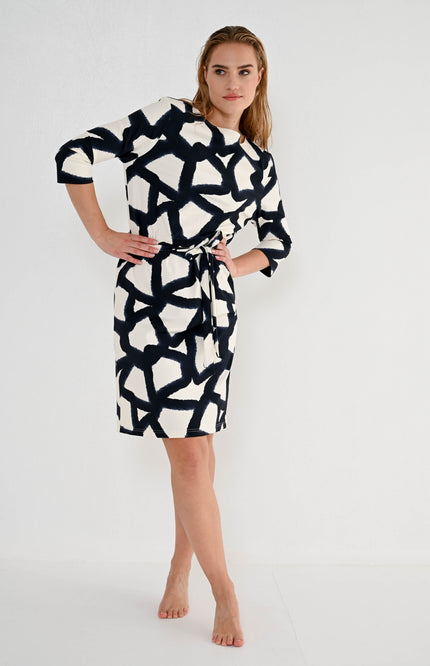 Maicazz Travel Jurk Dressy Cross Paint Stretchshop.nl