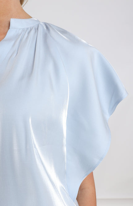 Nukus Top Taylor Shiny Cloudy NKS01131 Stretchshop.nl
