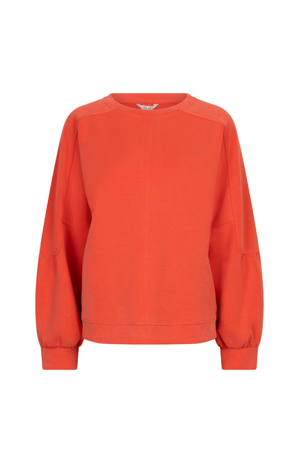 Sweater Fancy Slve Modal Chili Red SP26.05000