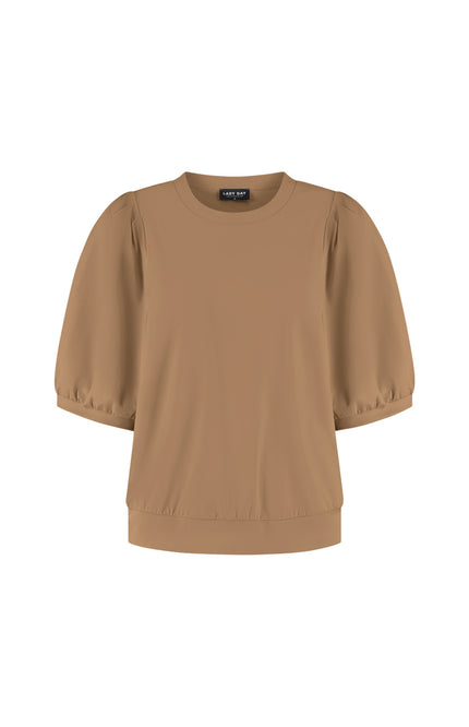 Lady Day Top Amie Mocha L24-375-3113 Stretchshop.nl