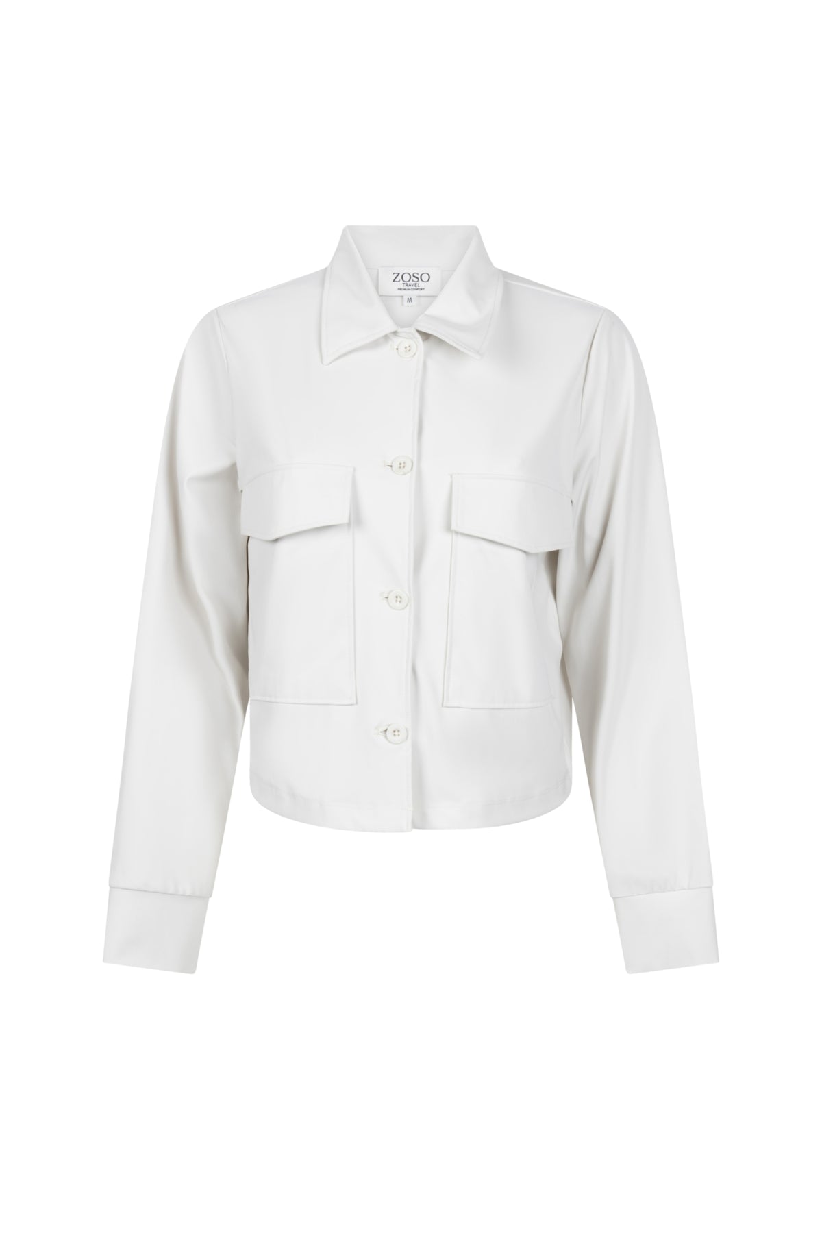 Zoso Travel Jacket Alexia Kit 261, lichtgewicht reisjasje met capuchon en meerdere zakken, geschikt voor comfortabel reizen.