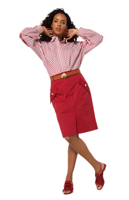 Caroline Biss Rok Mini Dark Red 1715-50 Stretchshop.nl