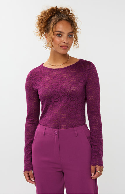 Top Loiza Fuchsia Purple