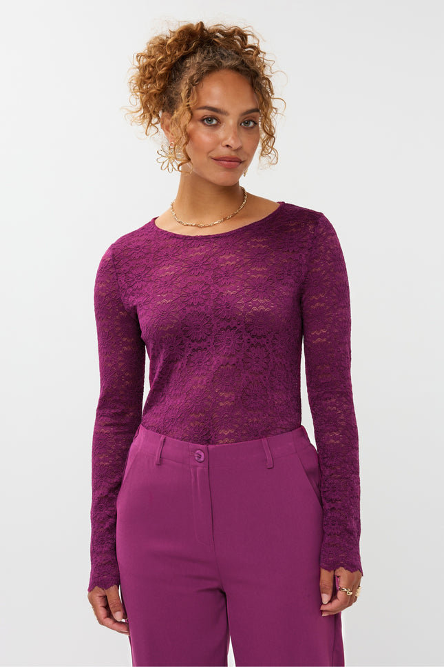 Top Loiza Fuchsia Purple