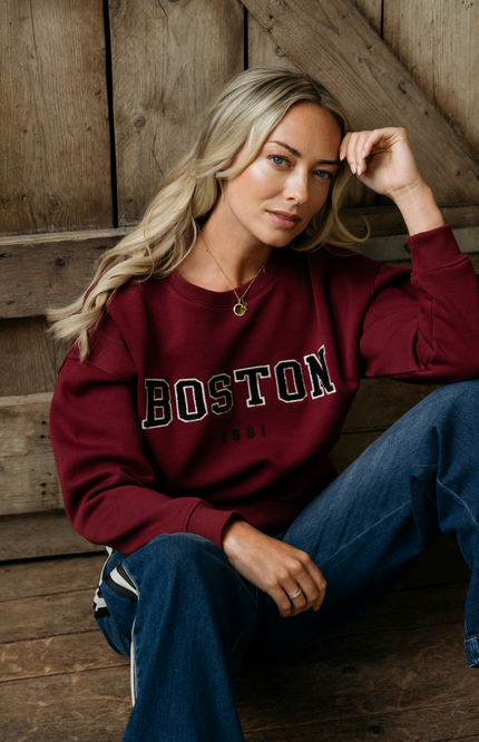 Trui Boston Wine Red SW125