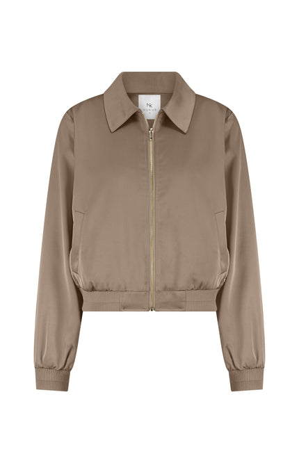 Jacket Luna Bomber Fango NKF13065