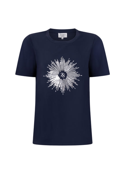 Travel T-Shirt Vivian Navy 265