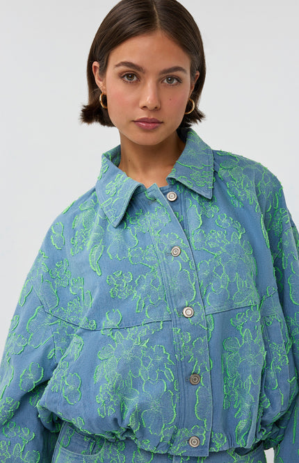 Studio Amaya Jacket Layla Lime Stretchshop.nl