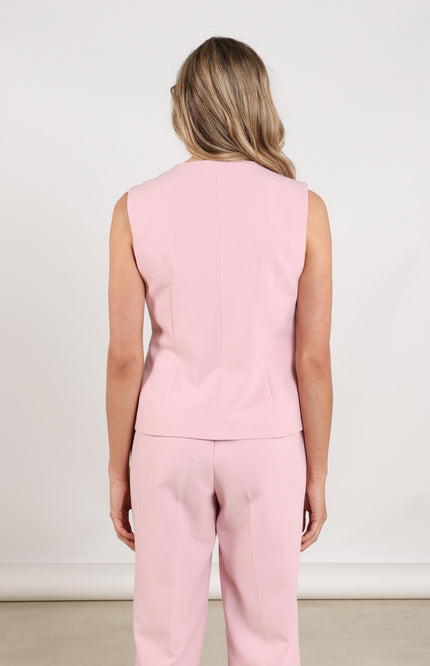 Nukus Gilet Julia Blush NKS08028 Stretchshop.nl