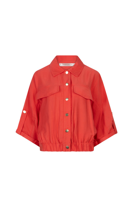 Jacket Slub Chili Red SP26.10032