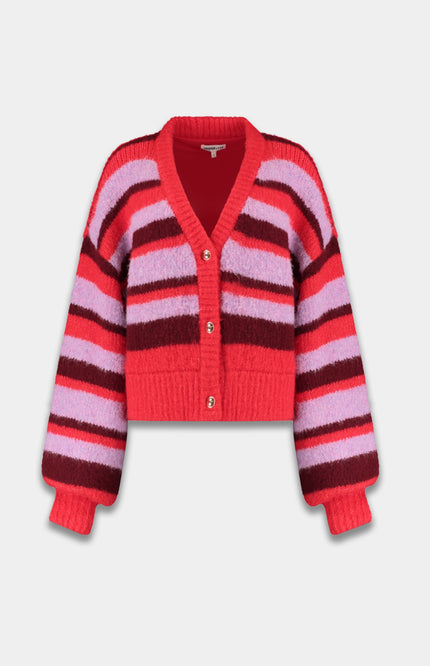 Vest Noor Stripe Multi Lila Love AW25W800