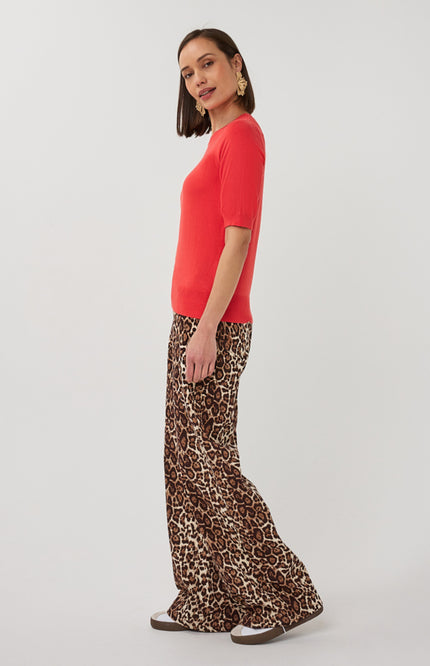 Jeans Scarlet Leopard Print SP26.12001