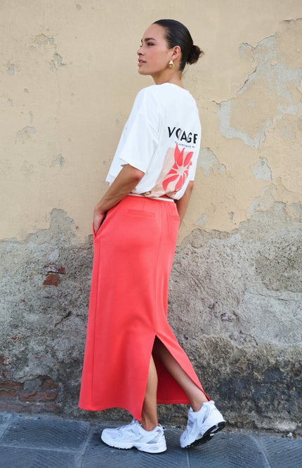 T-shirt Voyages Offwhite Red SP26.05015