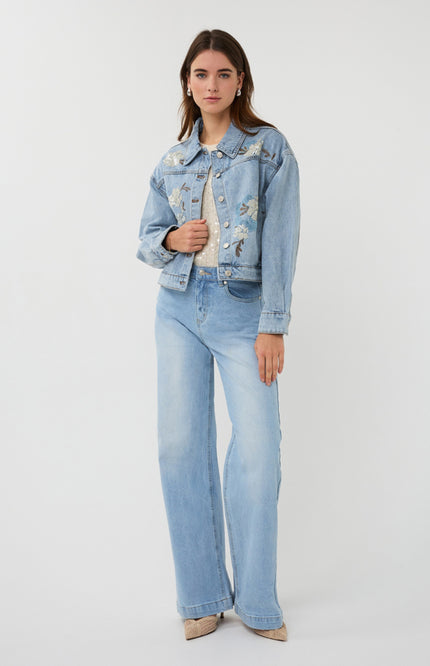 Jacket Artwork Light Jeans BI SP26.12008