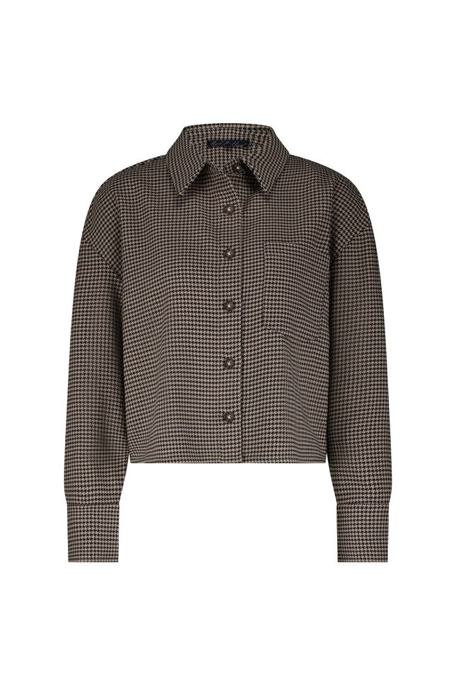 Jacket Pied de Poule Black Latte SRB4715