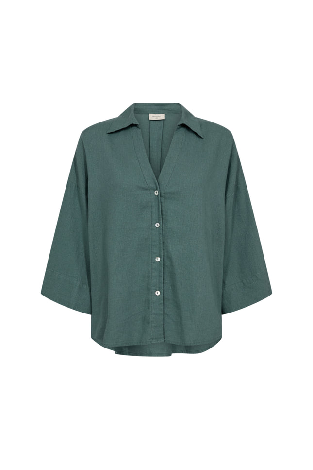 Freequent Blouse Fqlava Dark Forest 207870 Stretchshop.nl