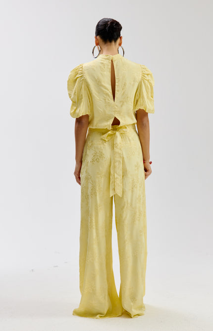 Harper & Yve Top Macey Butter Yellow SS6P407 Stretchshop.nl