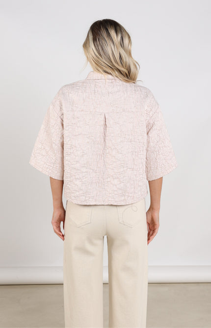 Nukus Blouse Leena Blush NKS02172 Stretchshop.nl