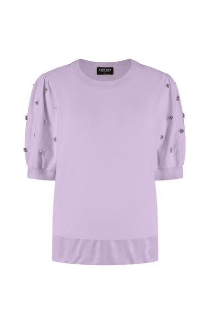 Lady Day Top Jolie Soft Violet L28-601-3184 Stretchshop.nl