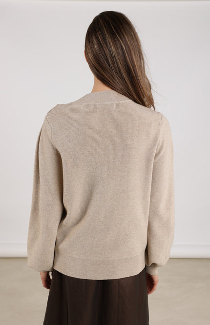 Trui Daytona Lurex Sand NKF03026