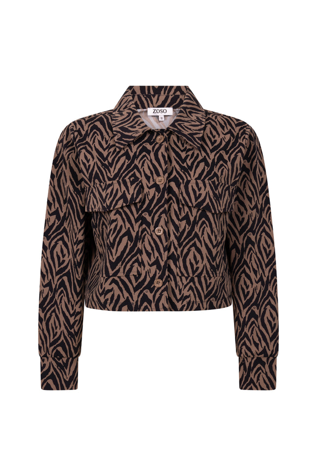 Travel Jacket Alma Mocha Navy 254