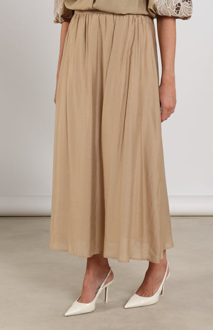 Nukus Rok Floortje Camel NKS10022 Stretchshop.nl
