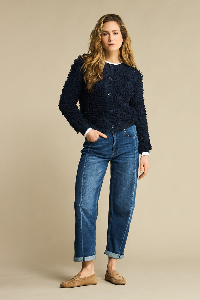 Broek Caitlin Sidepatch Dark Stone Used SRB4600