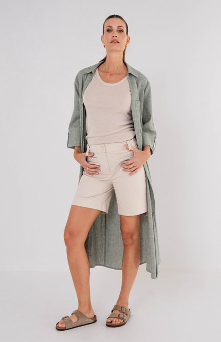 Maicazz Jurk Texx Pale Olive Stretchshop.nl