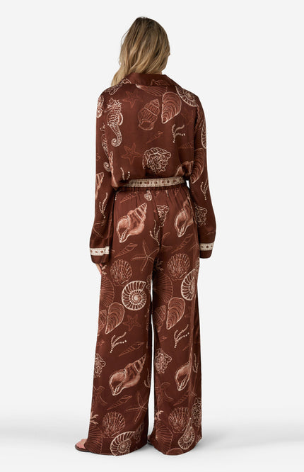 Broek Piero Shell Marrón