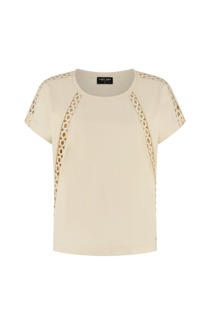 Lady Day Travel Top Lillian Cream L24.375.3115 Stretchshop.nl
