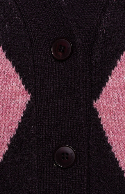 Vest Berber Deep Plum CA132