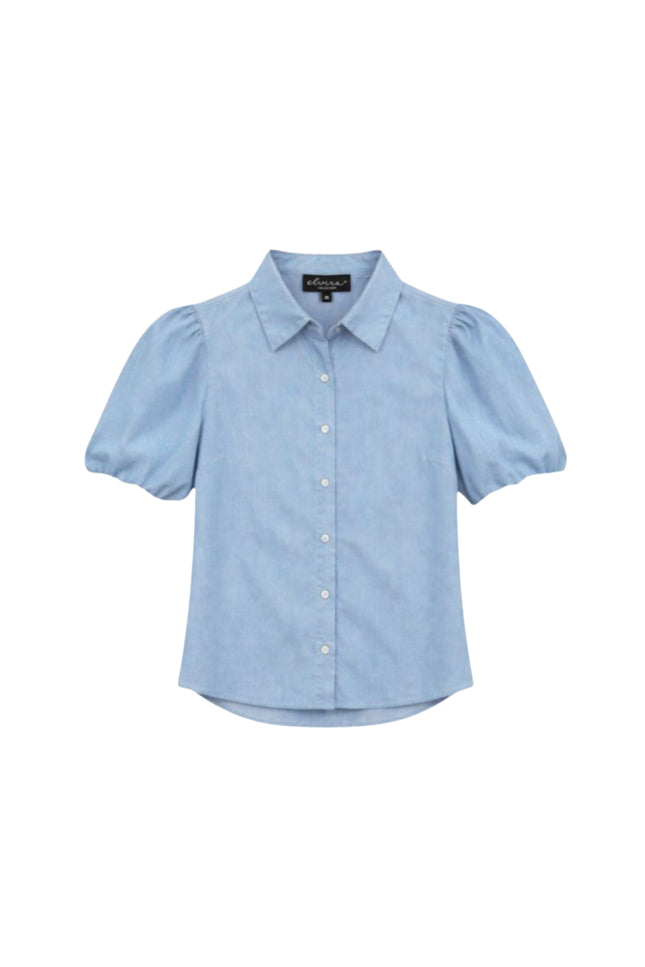 Elvira Casuals Blouse Saskia Light Blue Stretchshop.nl