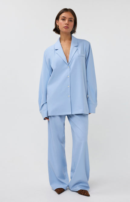 Studio Amaya Blazer Noomi Light Blue Stretchshop.nl