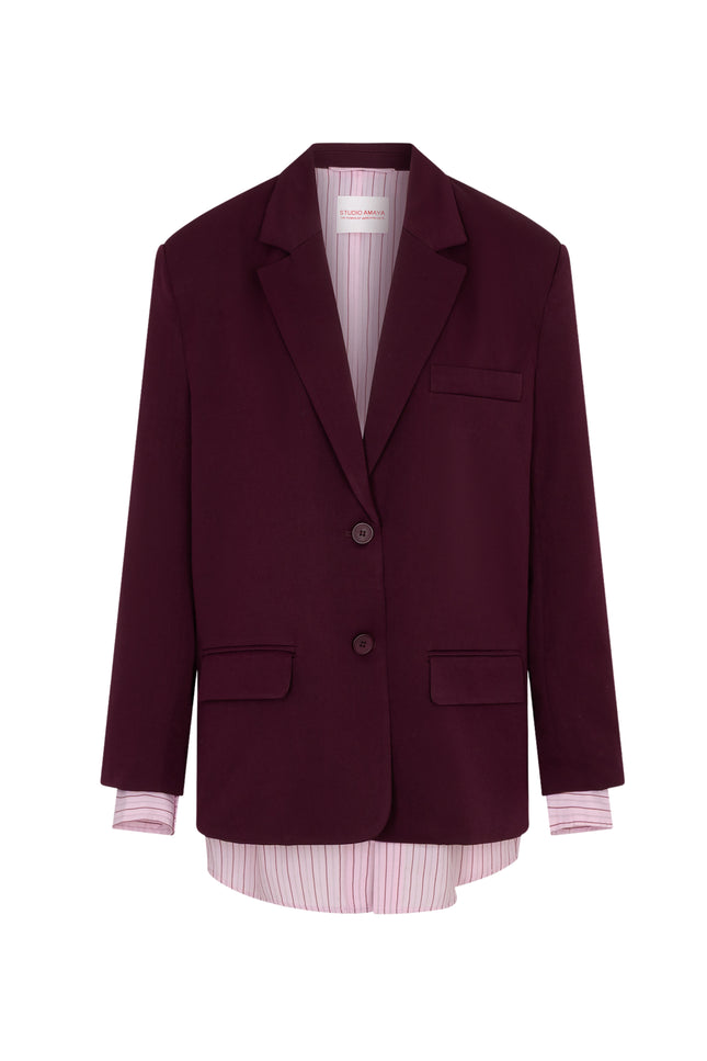 Blazer Haven Bordeaux