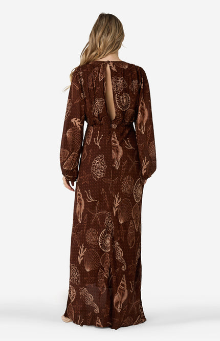 Jurk Danoli Shell Marrón