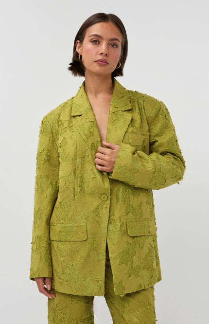 Studio Amaya Blazer Mio Green Stretchshop.nl