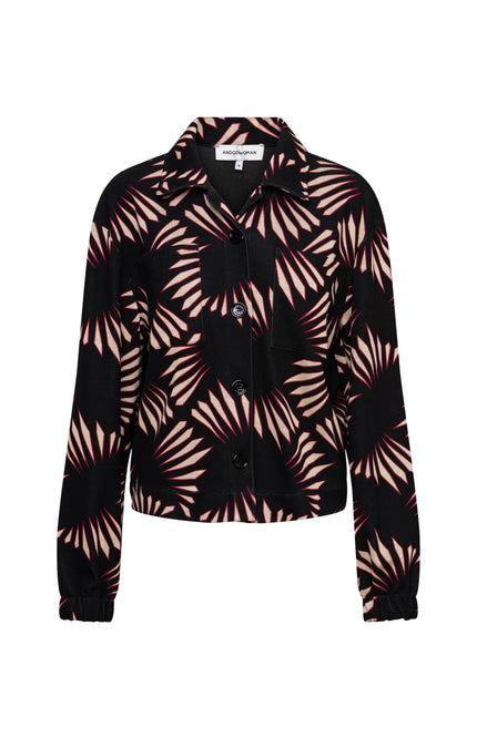 Jacket Ziga Graphic Black Multi JA144