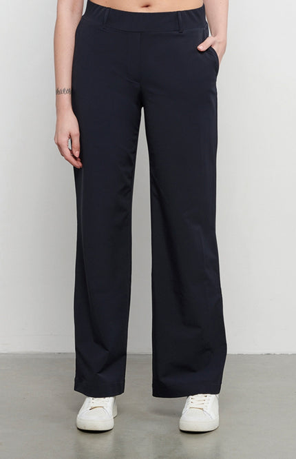 &Co woman Travel Broek Patrice Navy PA264 Stretchshop.nl