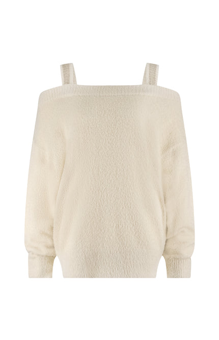 Trui Praag Lurex Sand NKF03023